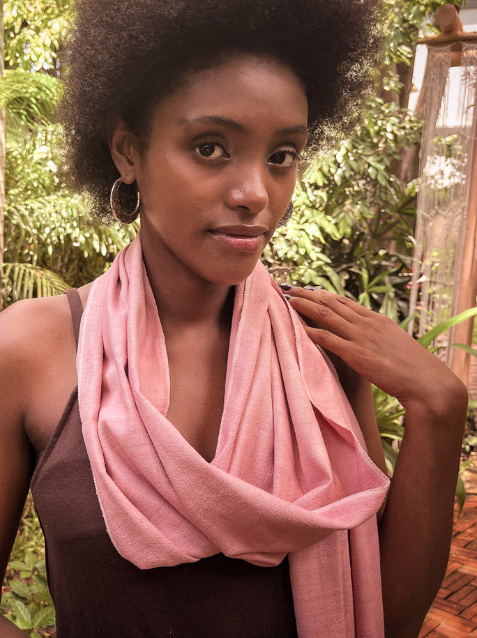 100% Lotus Silk Scarf- long