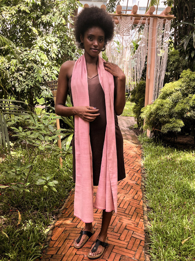 100% Lotus Silk Scarf- long