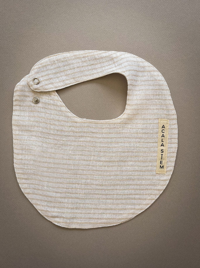 Lotus Silk & Muslin Organic Luxury Baby Bib