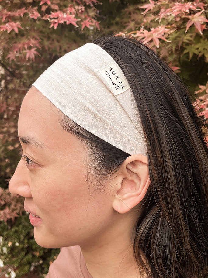 Lotus Silk Luxury Yoga Headband- Organic & Loom Woven