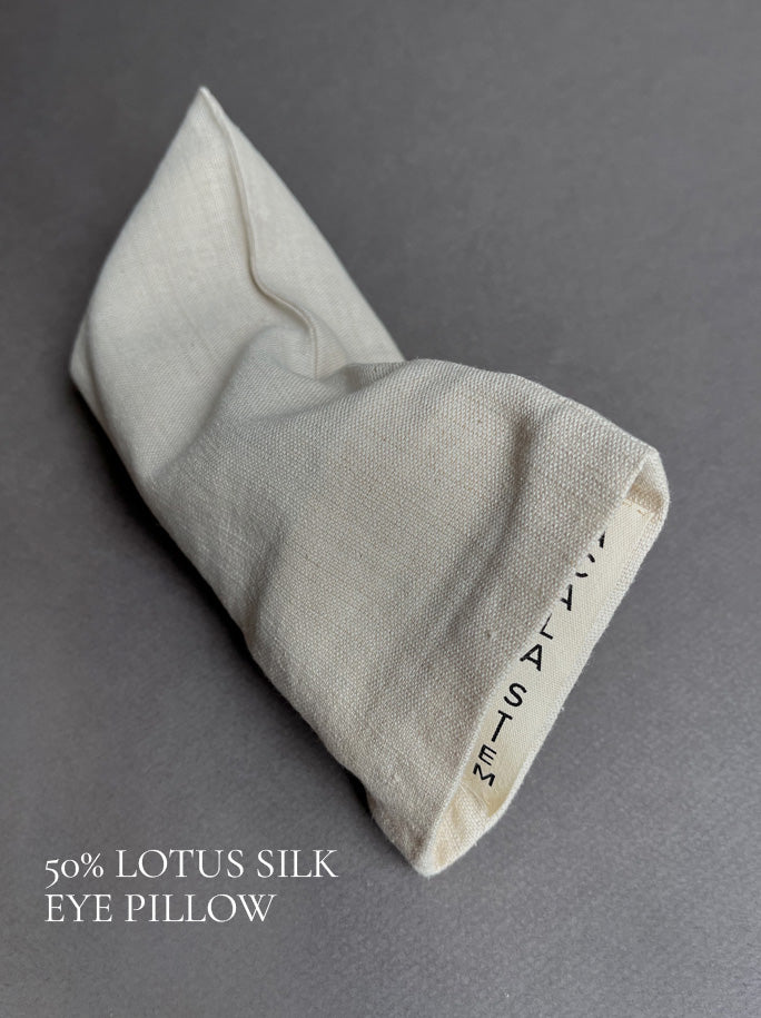 Lotus Silk Vegan Luxury Eye Pillow- Organic & Ethically-made