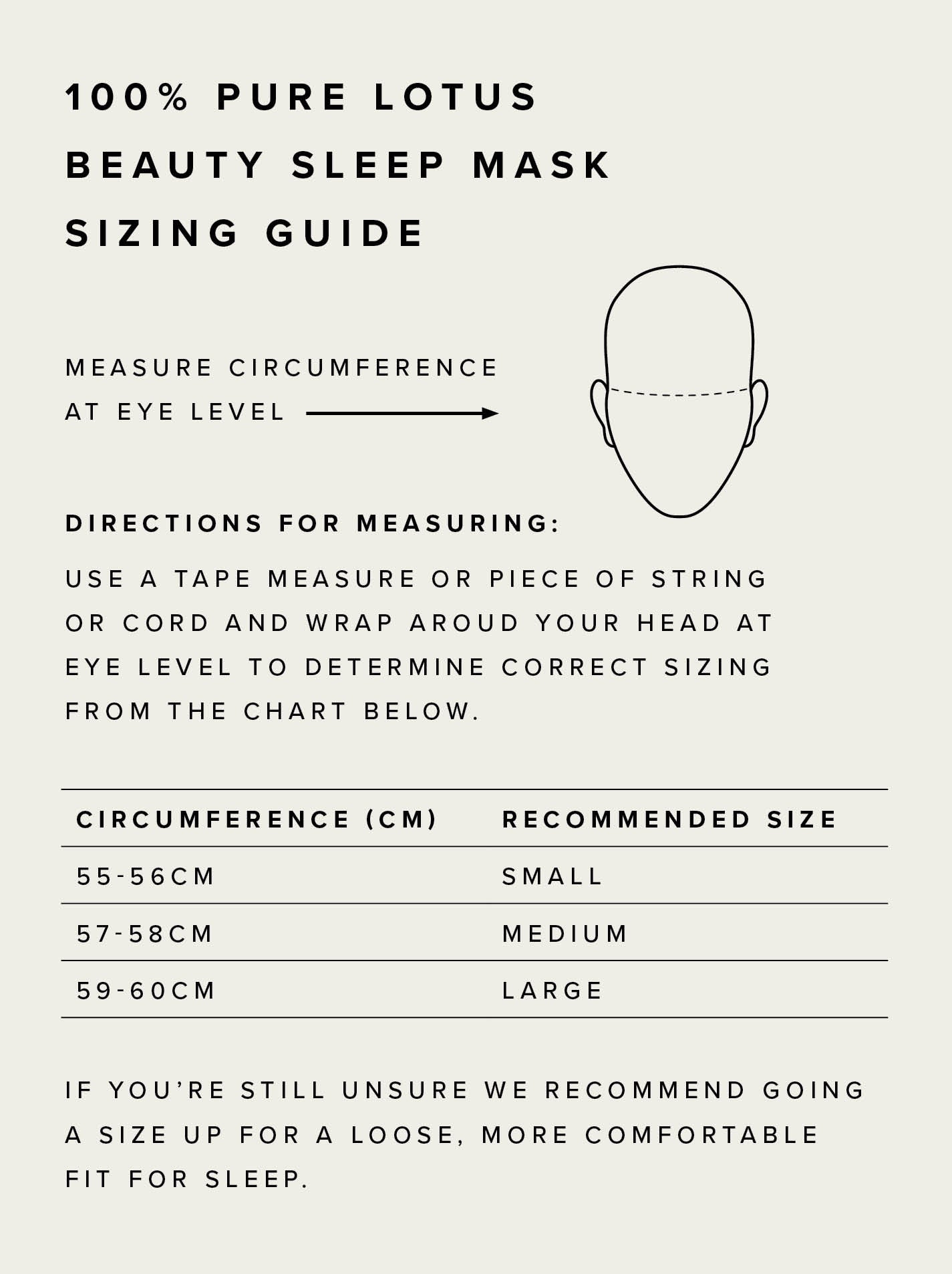 100% Lotus Silk Sleep Mask
